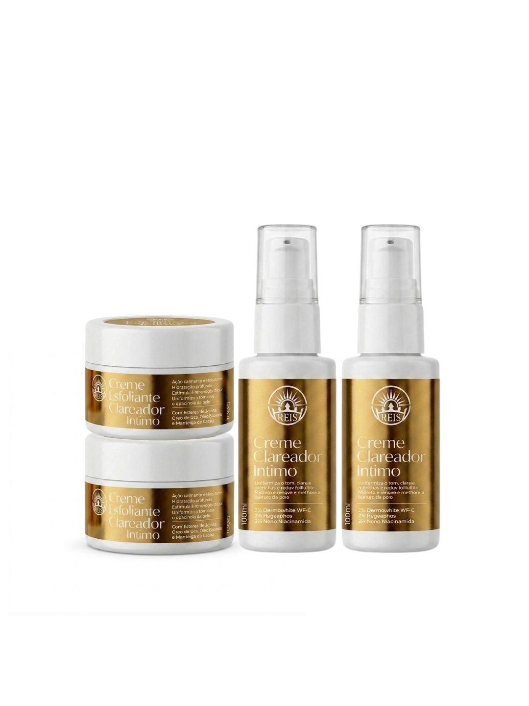 Combo 2 Clareador e Esfoliante
